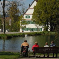 Untere Mühle und Stadtmühle am Mühlturm Isny